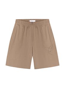 Croyez Homme Cr2-ss24-27 Seersucker Shorts Korte Broeken 172 Mushroom