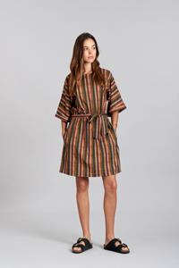 KOMODO Damen vegan Kleid Azul Multicolor