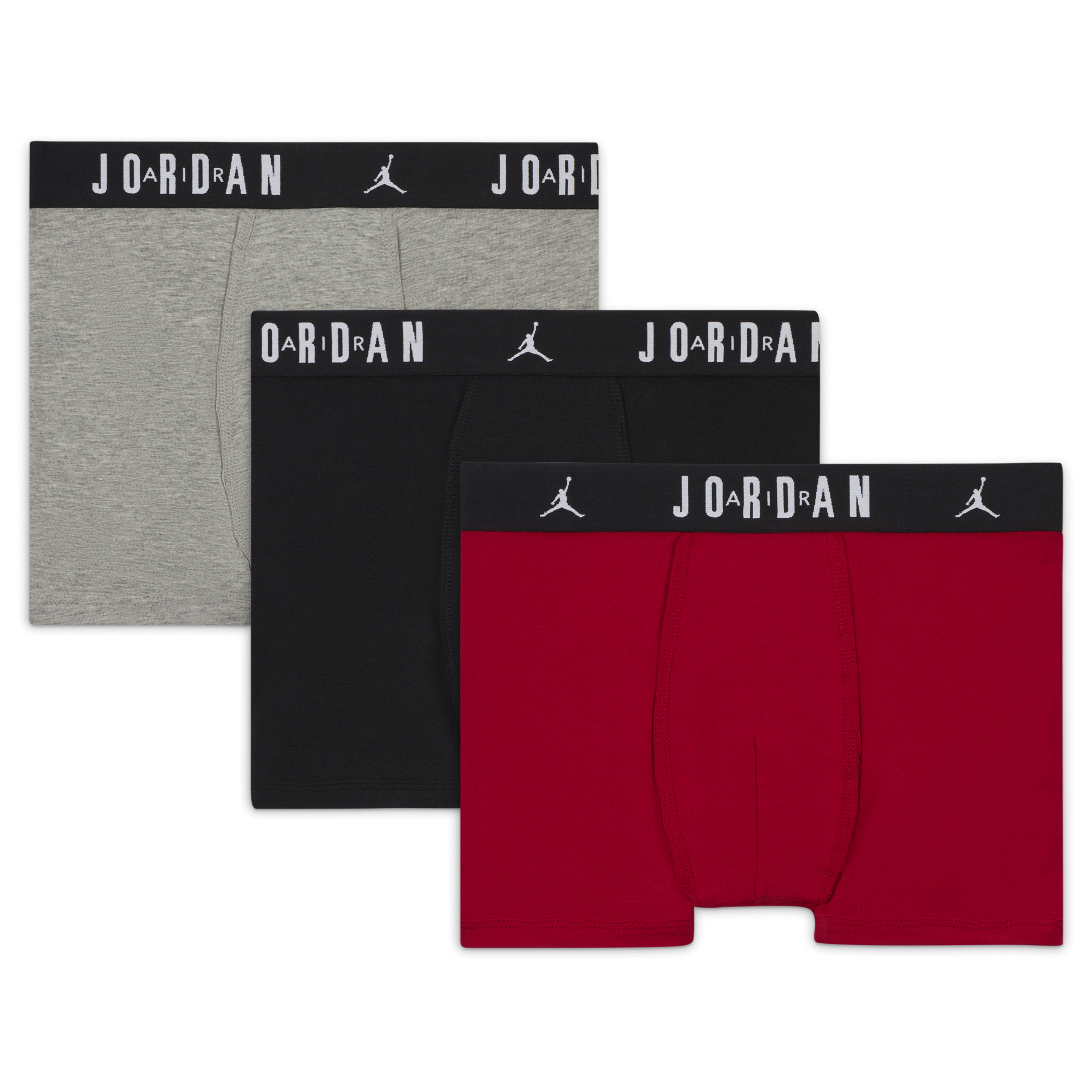 Jordan Dri-FIT Flight Essentials boxershorts voor kids (3 stuks) - Rood