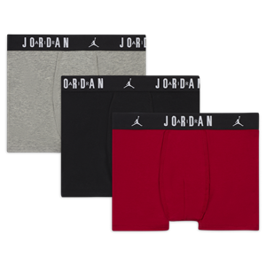 Jordan Flight katoenen boxershorts voor kids (3 stuks) - Rood