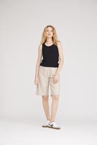 LAURIE Damen vegan Lose Shorts Donna Grau Sand