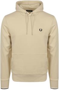 Fred Perry Hoodie Logo Beige