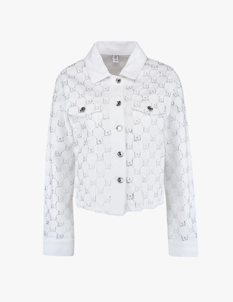 Liu Jo Denim jacket light strass logo