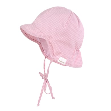 Maximo S child muts dusky roze en wit geruit