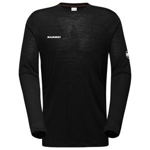 Mammut - Tree Wool Firstlayer Longsleeve - Sportshirt, zwart