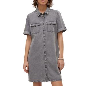 Vero Moda Vmjennie ss short denim dress mix n