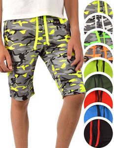 BEZLIT Kinder Jungen Stoff Shorts Uni 110 donker olijfgroene kleur