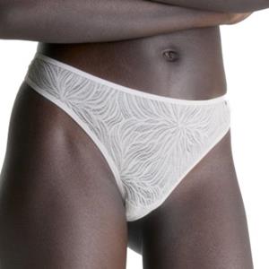 calvinklein Calvin Klein Sheer Marquisette Lace Thong