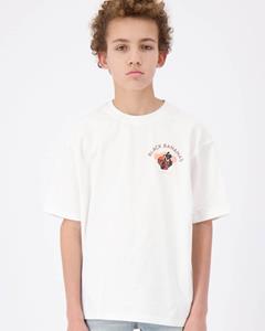 Black Bananas Wavey T-Shirt Kids Wit - 