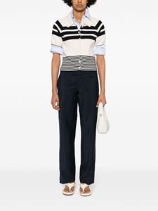 Miu Miu straight-leg tailored trousers - Blauw