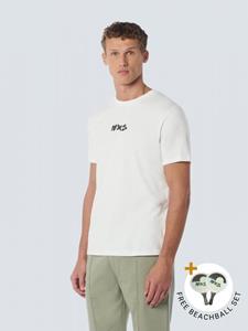 NO EXCESS Kurzarmshirt T-Shirt Crewneck Print