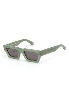 off-whiteeyewear Off-White Eyewear Manchester zonnebril met rechthoekig montuur - Groen