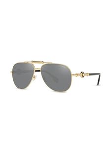 versaceeyewear Versace Eyewear Zonnebril met piloten montuur - Goud
