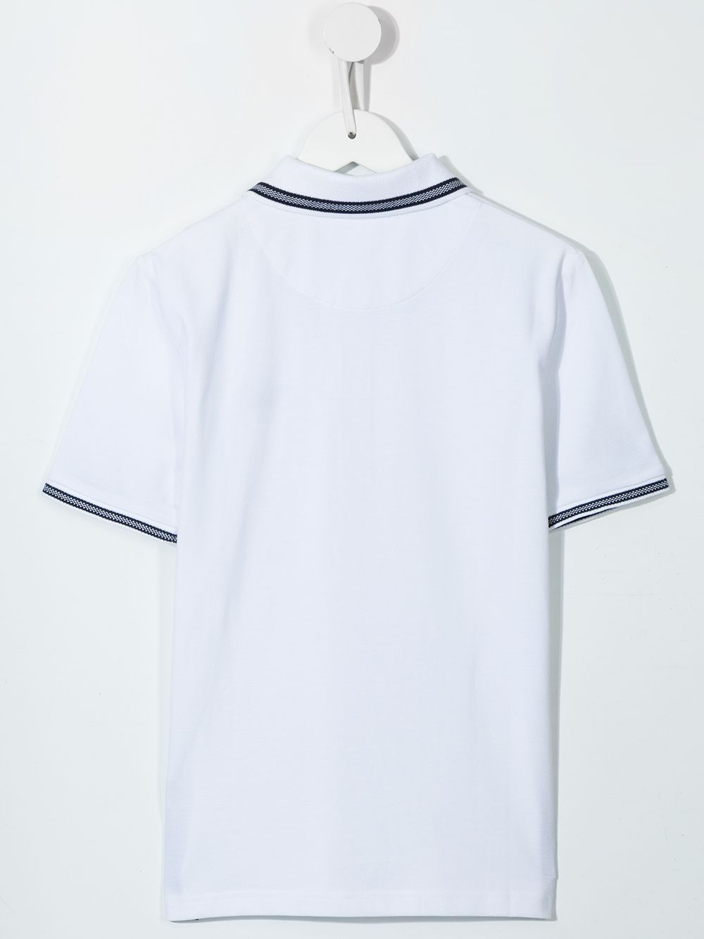 BOSS Kidswear Poloshirt met geborduurd logo - Wit