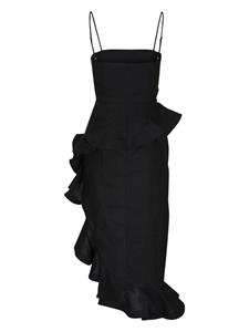 ZIMMERMANN Harmony mini-jurk met ruches - Zwart
