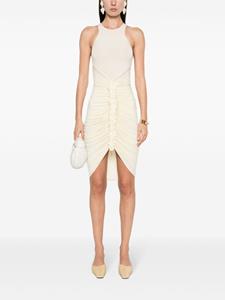 philosophydilorenzoserafini Philosophy Di Lorenzo Serafini Gedrapeerde jurk - Beige