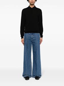Gucci Wollen poloshirt - Zwart