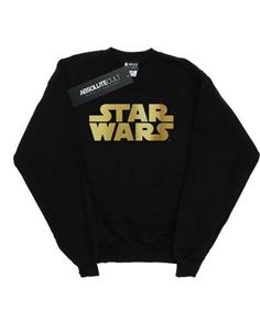 Star Wars Mens Gold Logo Sweatshirt L zwart