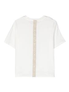 Balmain Kids T-shirt met logoprint - Wit