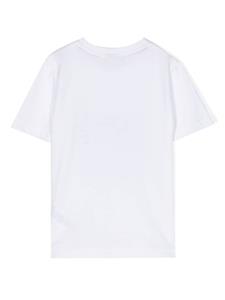 bosskidswear BOSS Kidswear T-shirt met logoprint - Wit