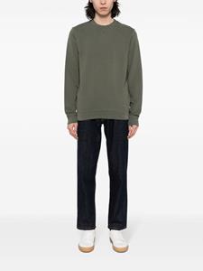 Sunspel Loopback cotton sweatshirt - Groen