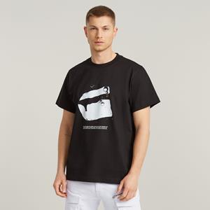 G-Star RAW T-Shirt "Water burger loose r t"
