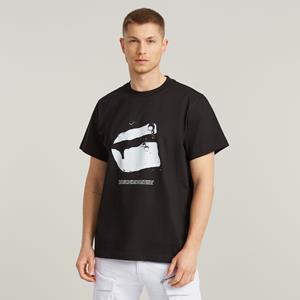 G-Star RAW Water Burger Loose T-Shirt - Zwart - Heren