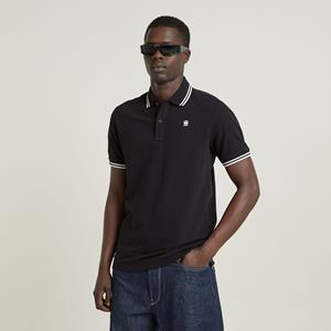 G-Star RAW Dunda Slim Stripe Polo - Zwart - Heren