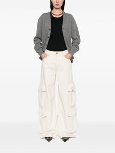 AMIRI High waist straight jeans - Beige