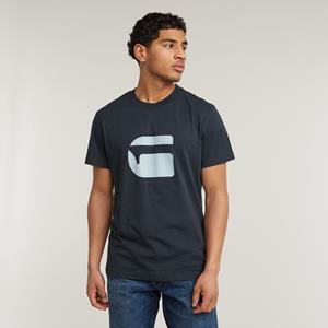 G-Star RAW Burger Logo T-Shirt - Donkerblauw - Heren