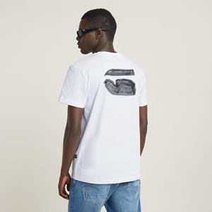 G-Star RAW Burger Back Print T-Shirt - Wit - Heren