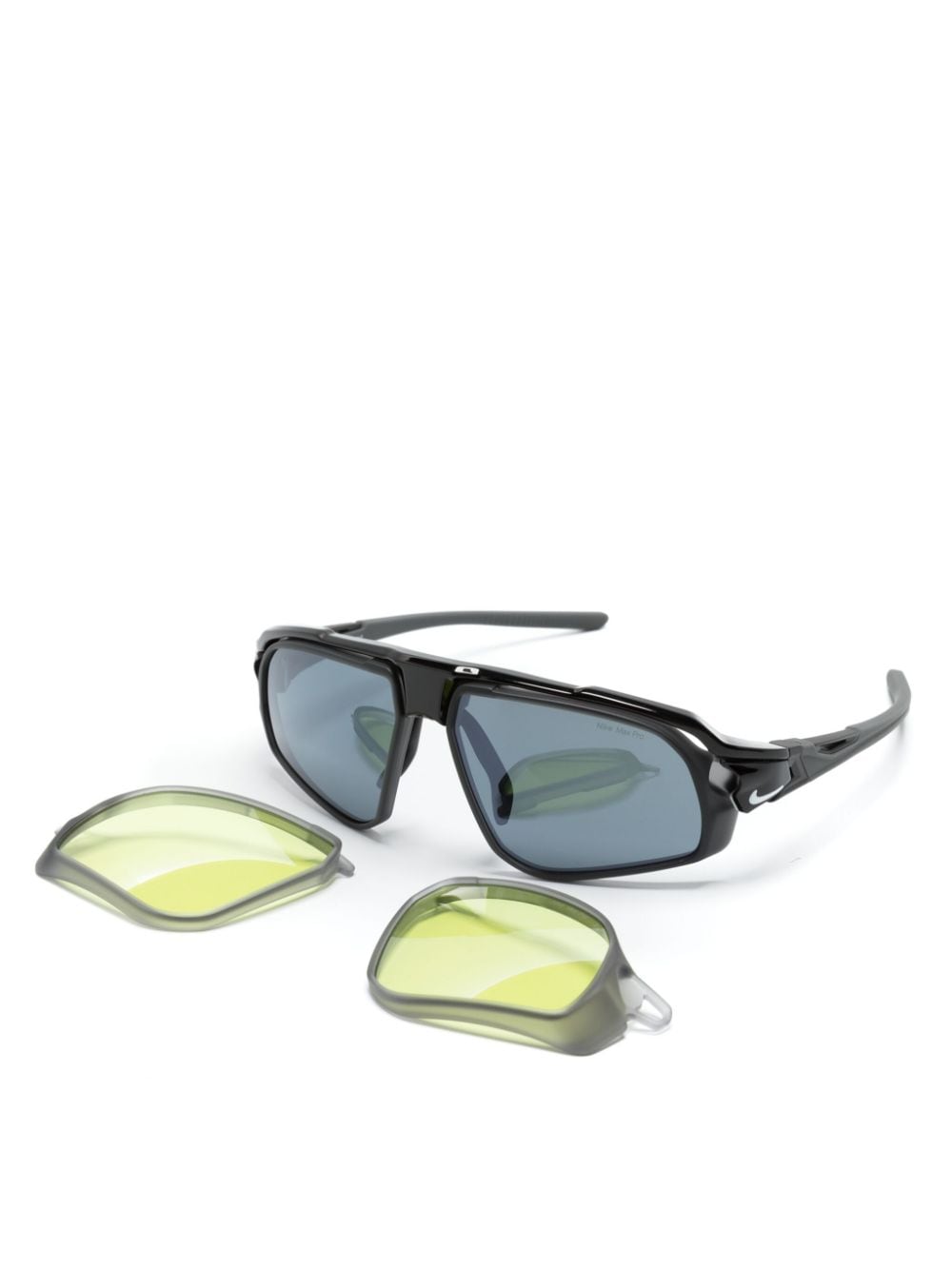 Nike Flyfree navigator-frame sunglasses - Zwart