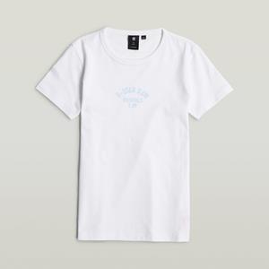 G-Star RAW Meisjes T-Shirt Slim - Wit - meisjes