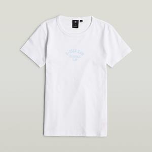 G-Star RAW Kids T-Shirt Slim - Wit - meisjes