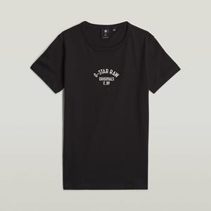 G-Star RAW Meisjes T-Shirt Slim - Zwart - meisjes