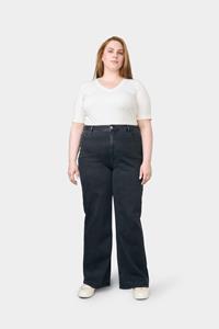 Dawn Damen vegan Jeans Dew Flared Schwarz