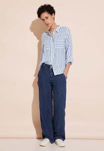 STREET ONE Blusenshirt LS_Striped shirtcollar blouse