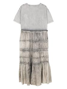 maisonmiharayasuhiro Maison MIHARA YASUHIRO Midi-jurk met ruches - Grijs