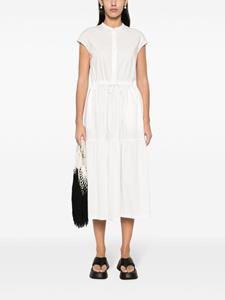 Woolrich Popeline midi-jurk - Wit