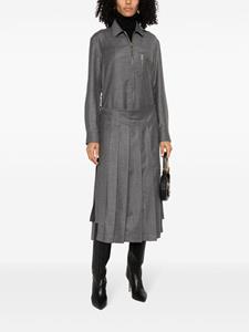 FENDI Midi-jurk met ceintuur - Grijs