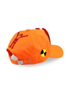 Walter Van Beirendonck W embroidered cotton cap - Oranje