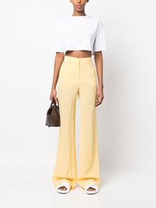 Sportmax High waist broek - Geel