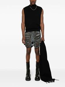 rickowensdrkshdw Rick Owens DRKSHDW Denim shorts - Grijs