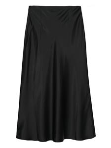 Nanushka satin midi skirt - Zwart