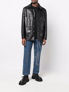 FENDI Jeans met jacquard patroon - Blauw