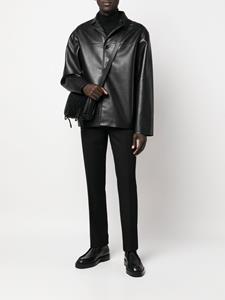 FENDI Pantalon met logoplakkaat - Zwart
