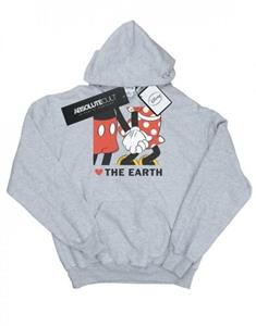 Disney Mickey Mouse Heart The Earth-hoodie voor meisjes 9-11 Years wit