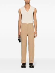 FENDI Canvas straight broek - Beige