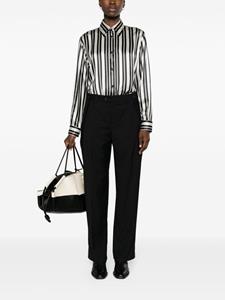 FENDI Blouse van satijn-zijdemix - Zwart