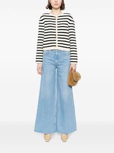 MOTHER Slung Sugar Cone Sneak low-rise flared jeans - Blauw